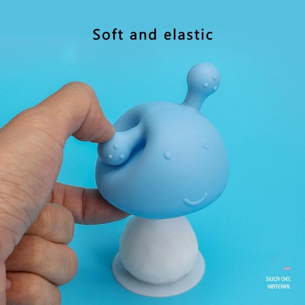 

pacifiers# soothing teether infant pacifiers mimi mushroom shape toy soft rubber for breast feeding