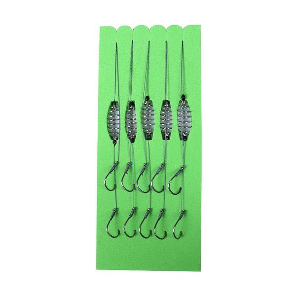 

pcs/set double-hook fishing line steel barbed carp hooks bait feeder accessories asd88