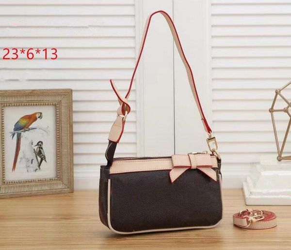 

2021 classic luxury designer handbag pochette felicie bag genuine leather handbags shoulder handbag clutch tote messenger shopping purse 10