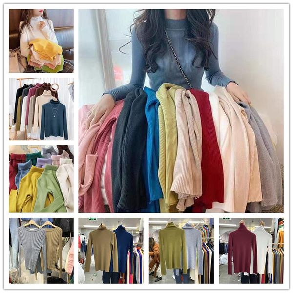 

women's sweaters autumn and winter korean sweater slim elastic, White;black