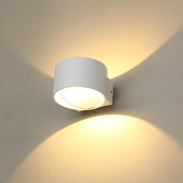 

wall lamps modern led for rotation living room lights bedroom bedside aisle corridor foyer hall spin indoor lighting home