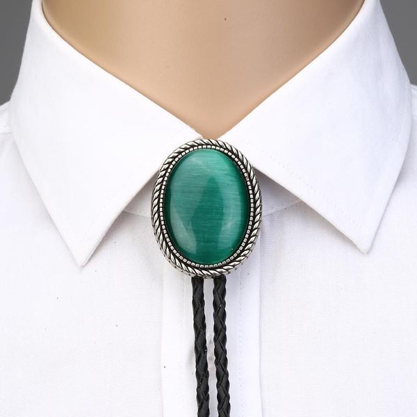 

neck ties kdg western cowboy zinc alloy bolo tie point opal shirt accessories, Blue;purple
