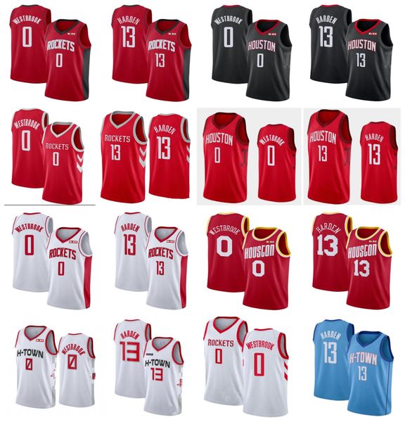 

stitched big yards s-6xl 13 harden basketball jerseys red white 0 westbrook jersey fans shirt vest ncaa mens edition city, Black;red