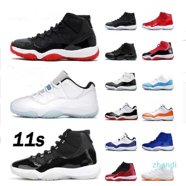 

11 11s men basketball shoes low legend blue citrus white bred concord pantone heiress black cap gown women sneakers shoe