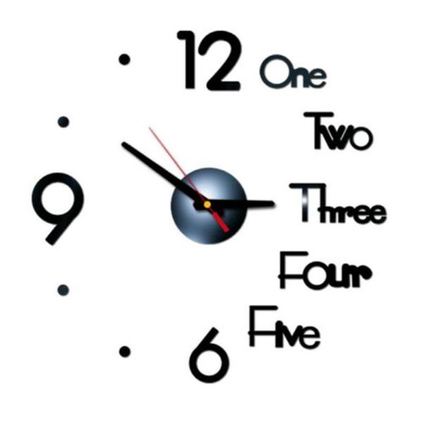 

office wall clock living room 3d sticker decal self adhesive punch clocks