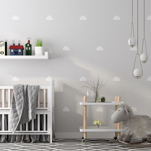 

wallpapers nordic ins sky cloud wallpaper for children bedroom pink blue cartoon roll kids boy girls walls papel pintado