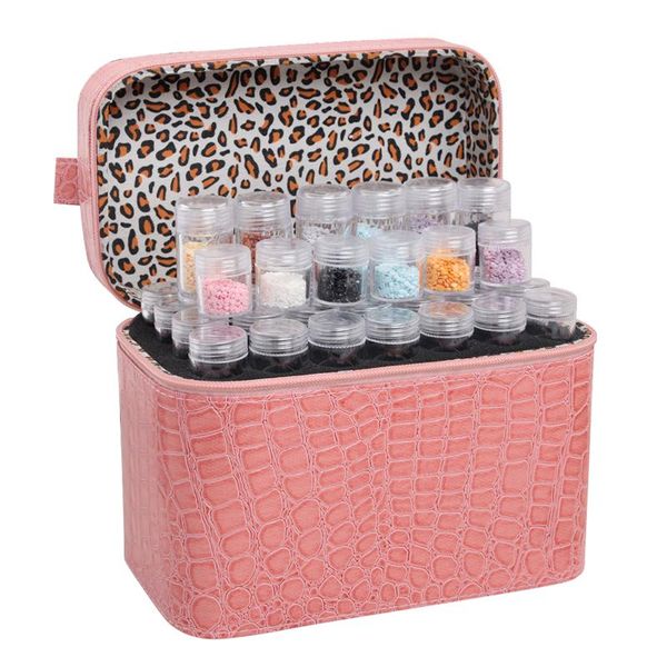 

other arts and crafts 84 slots diamond storage box pattern design embroidery rhinestones painting accessory jewelry nail art pills organizer