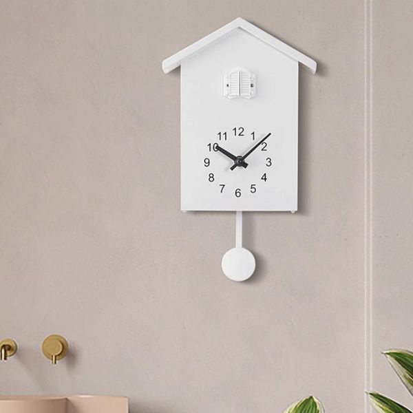 

silent wall hanging clock bedside alarm cuckoo tell time home table clocks