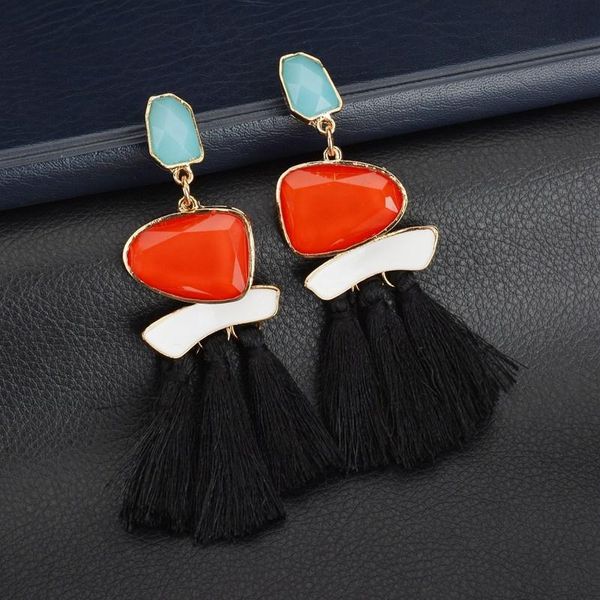 

dangle & chandelier posimi second long fund earrings geometry form resin restore ancient ways earring exquisite temperament street time, Silver