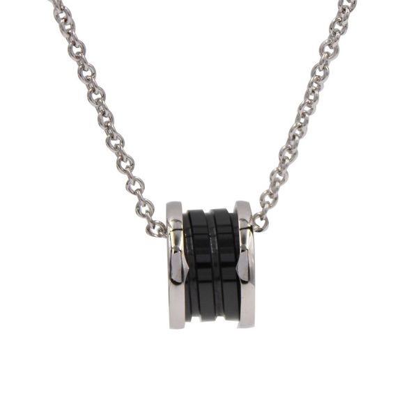 

pendant necklace lockets original brand jewelry fashion thin waist ceramic necklace female spring luxury engagement gift, Silver