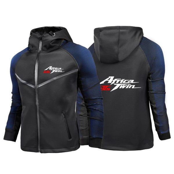 

men's hoodies & sweatshirts 2021 africa twin crf 1000  crf1000 decal cotton college motorcycle customize racing jackets, Black