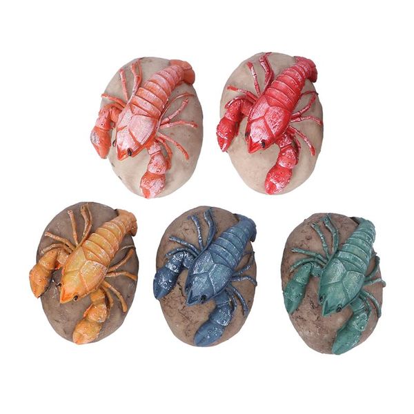 

decorations 5pcs decorative resin adornment fish tank accessory simulated shrimp decor