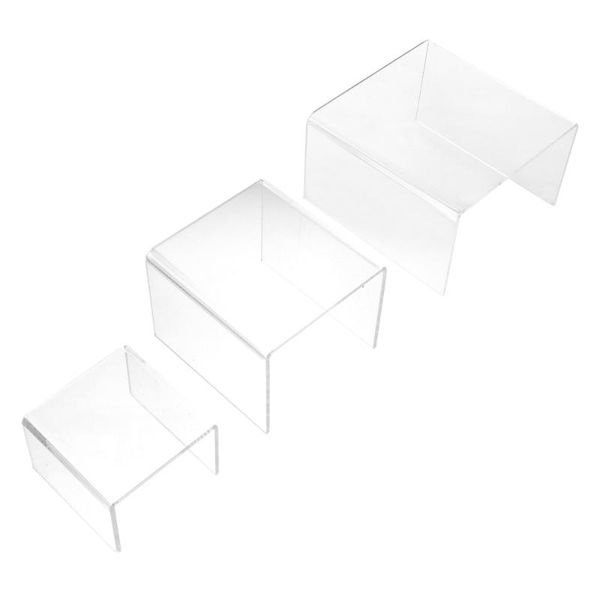 

frames 3pcs acrylic dessert jewelry storage racks holders u-shaped organizers