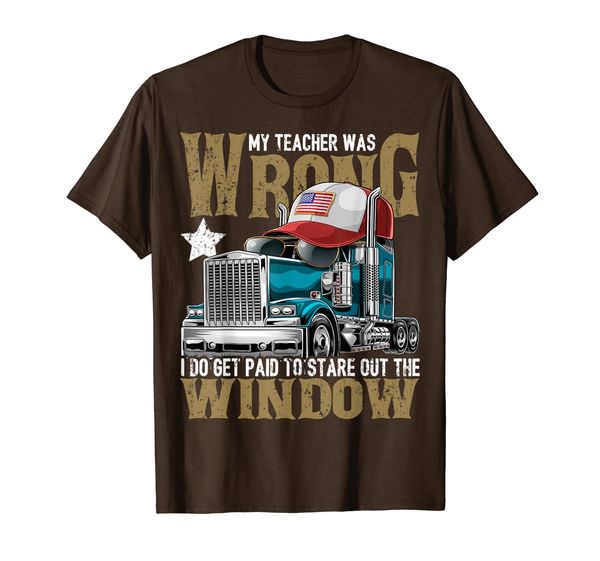 

My Teacher Was Wrong Truck Driver Shirt Trucker Hat Gift Men, Mainly pictures