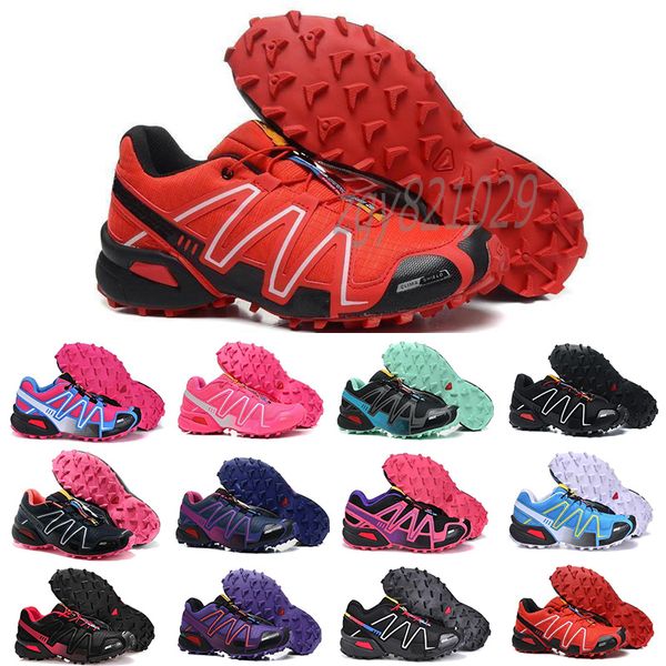 2021 Top qualité Speedcross 3 CS Trail chaussures de course femmes baskets légères mode marine III Zapatos étanche athlétique 36-41 xc4