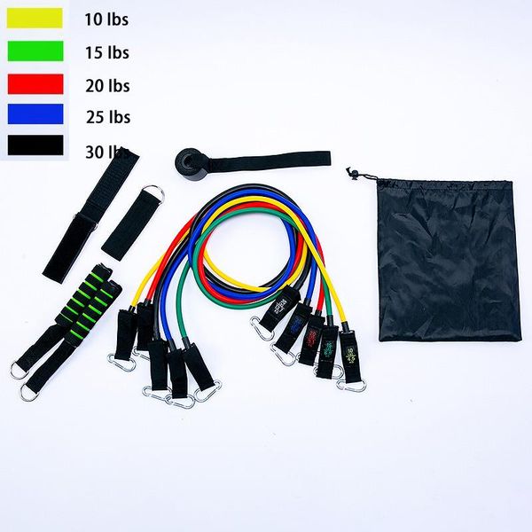 

resistance bands set yoga equipment pilates workout home training exercise crossfit fitness tubes useful stripes