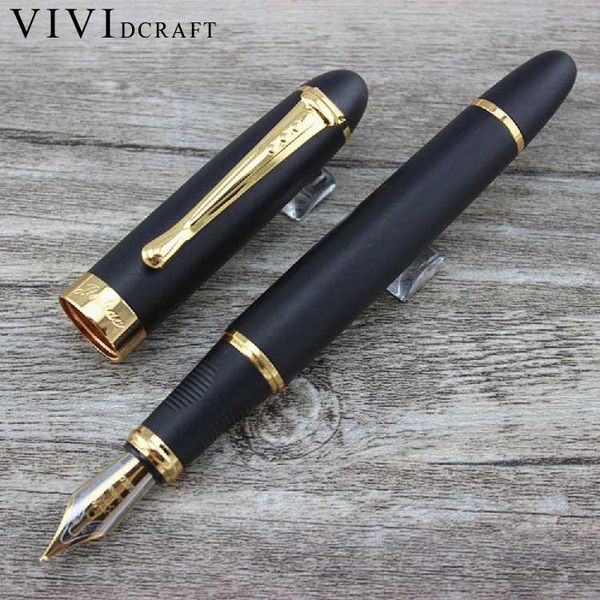 

fountain pens vividcraft writing metal jinhao pen ink black scrub luxury for kids school supplies calligraphy
