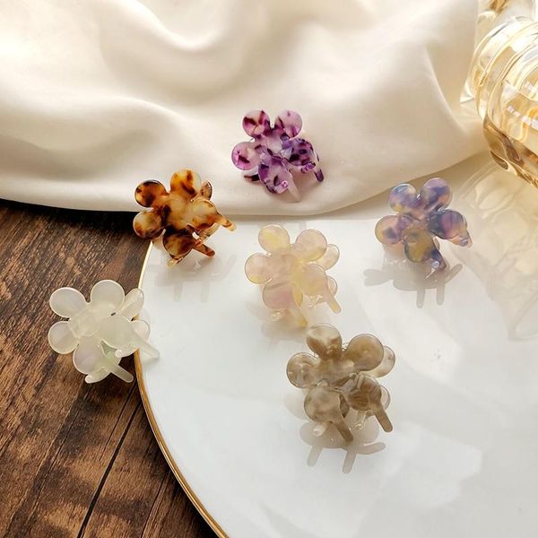 

hair clips & barrettes fashion resin flower clip hairpin acrylic barrette women girls trendy accessories girl gifts, Golden;silver