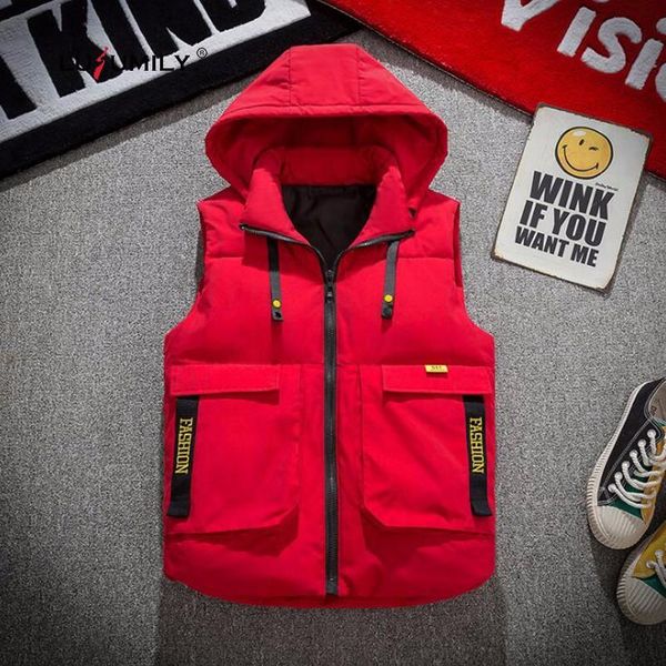 

women's vests lusumily autumn winter 2021 women cotton vest casual trend fashion brand sleeveless jacket coat working clothes waistcoat, Black;white