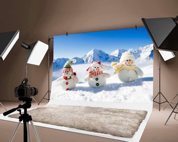 

party decoration merry chirstmas pograph thin snowman printed background backdrop po fashionable festival decorations