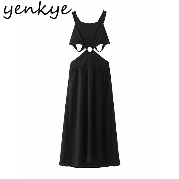 

backless halter dress women vintage black night out party dresses summer vestido 210430, Black;gray