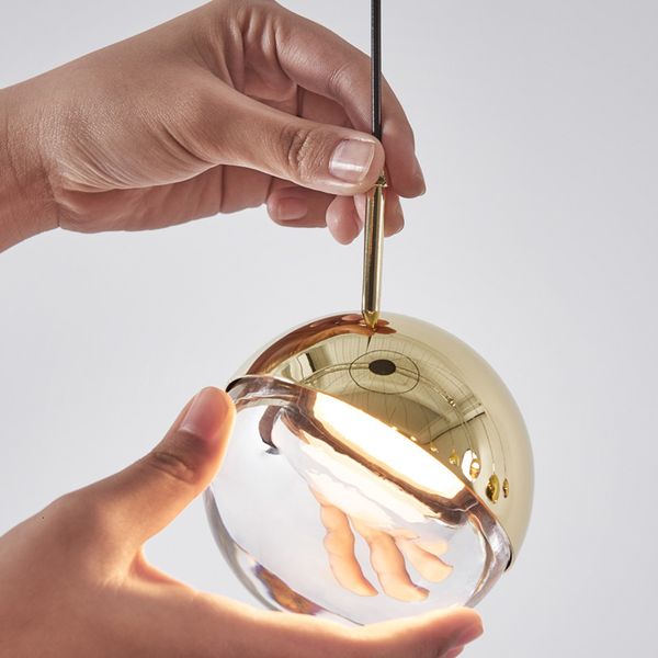 

garden decorations modern led pendant lamp nordic indoor lighting hanging creative round restaurant bedroom bedside dining living