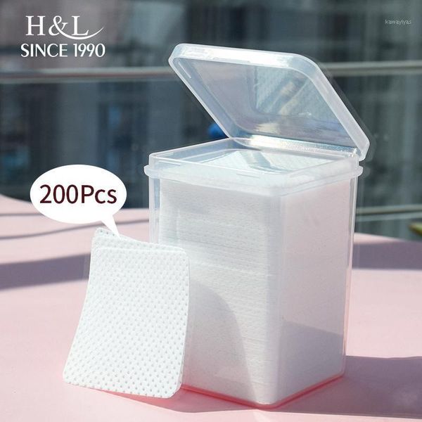 

200pcs/pack lint-paper cotton wipes eyelash glue remover wipe clean sheet nails art cleanin cleaner pads false eyelashes1