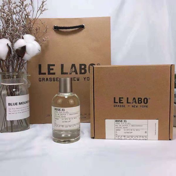

wholesale air freshener le labo perfume for men or women santal 33 noir 29 rose 31 eau de parfum with bag christmas gift 100ml 3.4oz fast de
