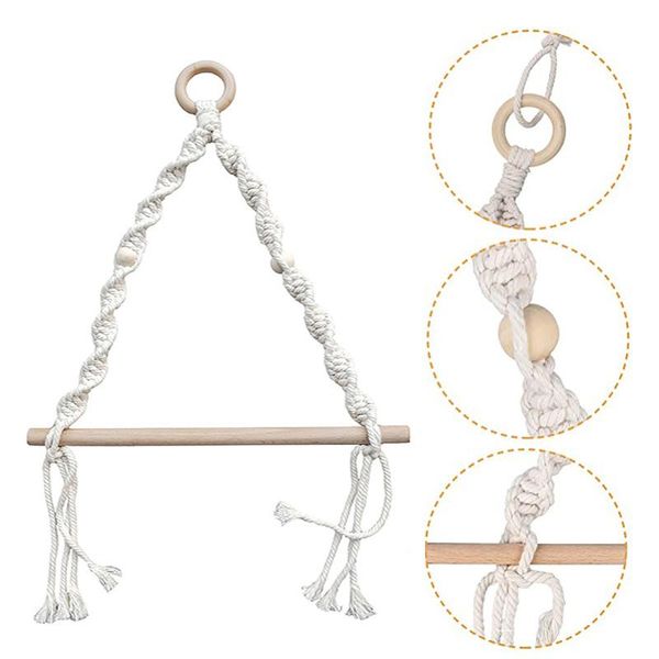 

toilet paper holders home decor wall mounted holder hand-woven wodden towel storage rack el homestay bohemian decoration