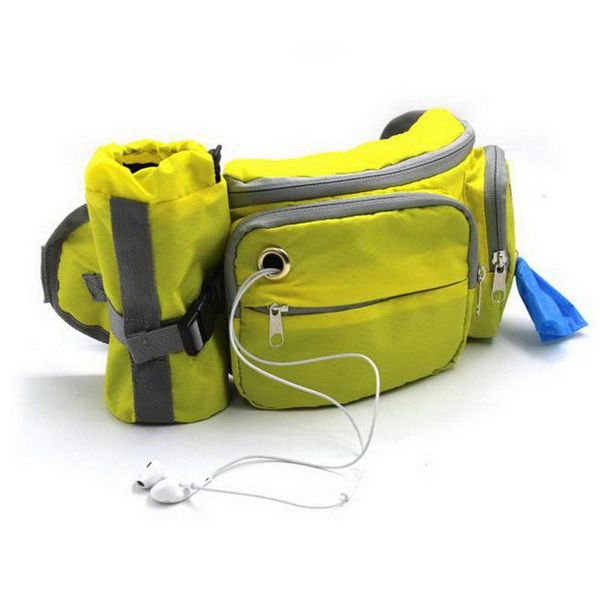 

dog car seat covers treat training pouch walking running waist bag fanny pack with built-in poop dispenser d6