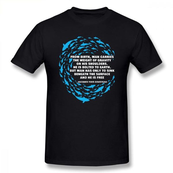 

let's dive men t shirt drop harajuku oversize o-neck cotton custom short sleeve clothes for men's t-shirts, White;black