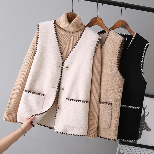 

women's vests #0759, Black;white