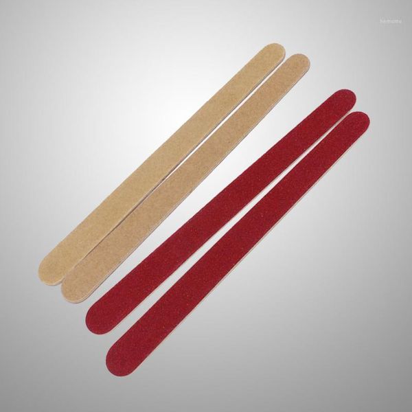 

100pcs 11.5cm nail files straight emery board polish patching professional tools1