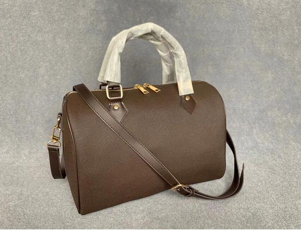 

2020 women messenger bag classic style fashion bags women bag shoulder bags lady totes handbags speedy 35cm with shoulder strap, lock