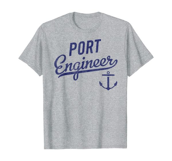 

port engineer t-shirt, White;black