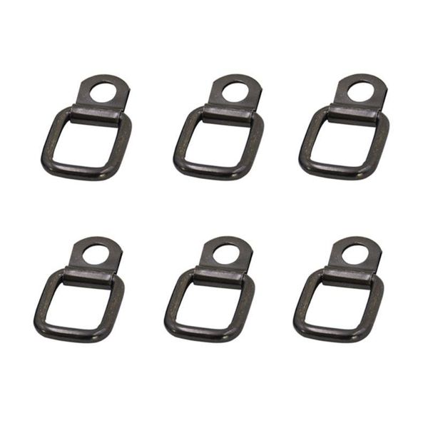

other vehicle tools 6pcs tie-down d-rings foldable for j~eep wrangler jl jk 4dr 2dr cargo tub edge compatible with cover