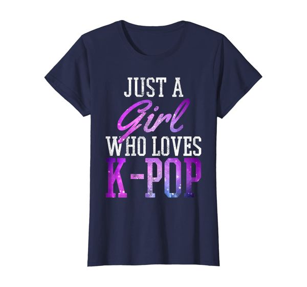 

Womens Just A Girl Who Loves K-Pop - Korean Pop Music Fan Gift T-Shirt, Mainly pictures