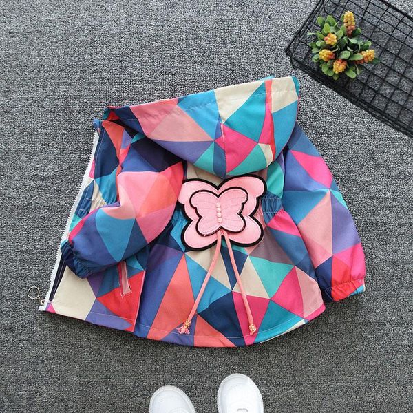 

autumn children cartoon hooded jacket boys and girls baby outing clothes bow zipper cardigan 1-6y jackets, Blue;gray