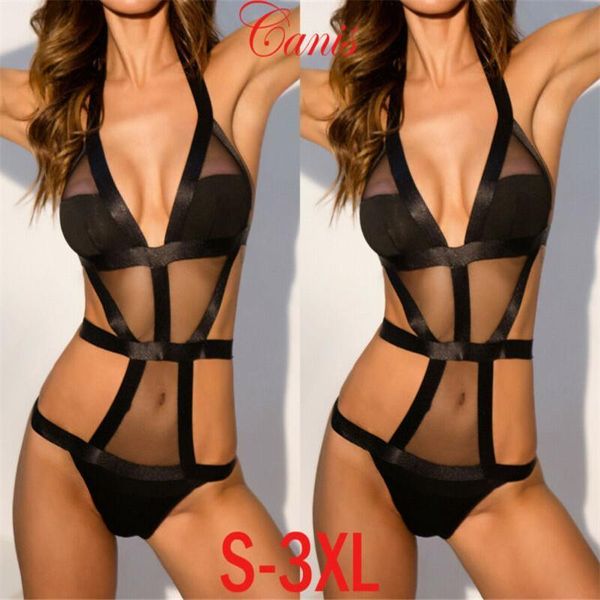 

1pcs swimwear workout women romper push up padded bikini bathing bodysuits clothes plus size  l xl 2xl 3xl, Black;white