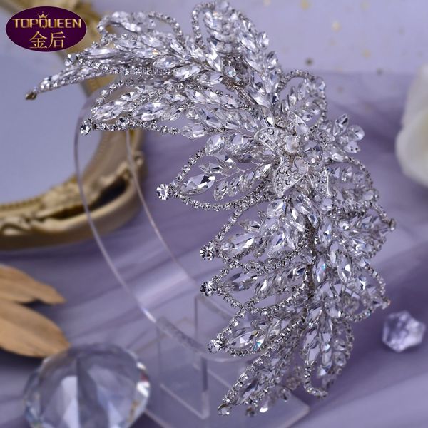 

silver wedding banquet diamond tiara baroque crystal bridal headwear crown rhinestone with wedding jewelry hair accessories diamond bridal c