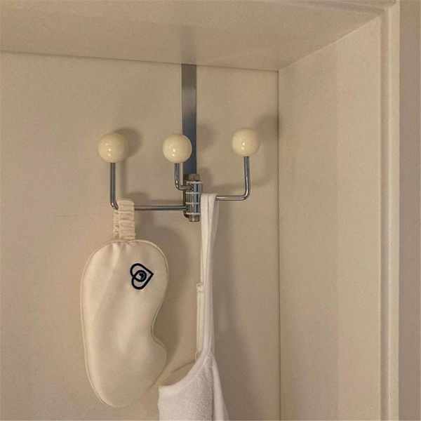 

hooks & rails 3 foldable coat rack hallway door back wall-mounting hat hanger bedroom corner room kitchen toilet wall bracket