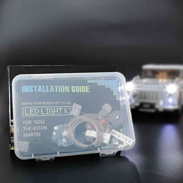

blocks led light kit for creator james bond db5 car compatible with 10262 and 21046 (not include the model) 1008