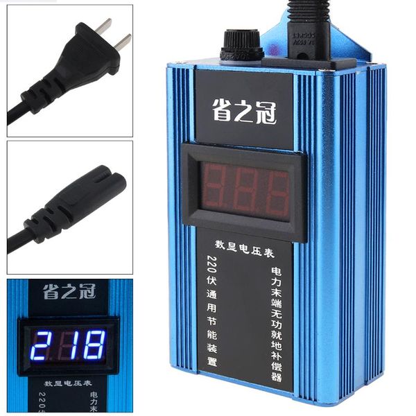 

smart power plugs 25kw/80kw/100kw energy saver household meter electricity saving box screen display eu/uk plug for family/factory