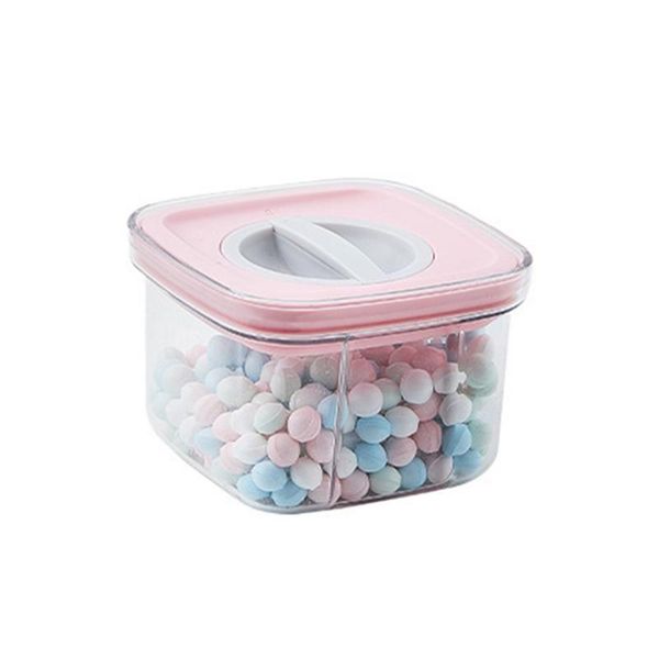

storage bottles & jars transparent sealed box food clear container set kitchen dried grains tank nut snack airtight organization