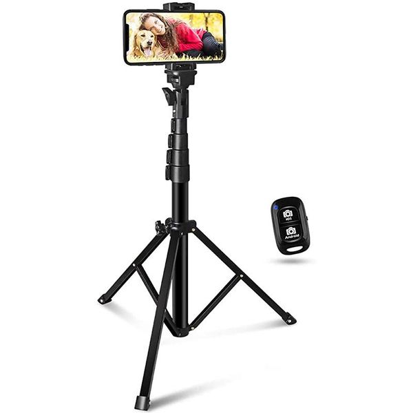 

selfie monopods stick tripod ubeeszie extendable cell phone stand with wireless remote shutter compatible all phones