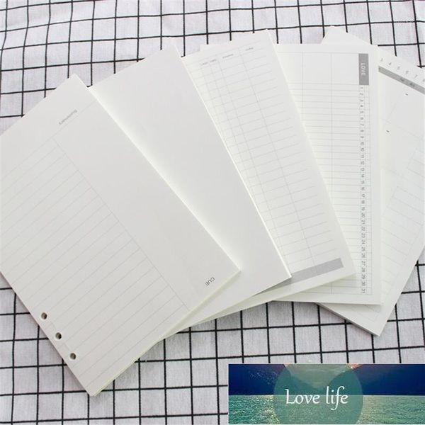 Quaderni B5 9 fori Spirale a fogli mobili Grande diario Planner Carta interna Punteggiato Notebook Pagine di riempimento C15 D301 Prezzo di fabbrica design esperto Qualità Ultimo stile Originale