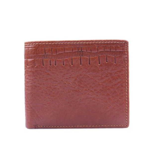 

wallets 2021 genuine leather men short wallet male cowhide classic purse bag business man bifold wholesale, Red;black
