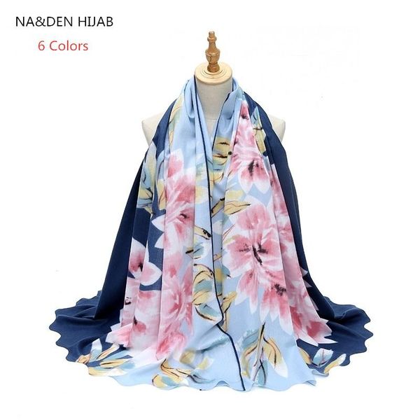 

scarves 2021 cashmere flowers print autumn winter female plaid scarf women fashion wide lattices long shawl wrap blanket warm, Blue;gray