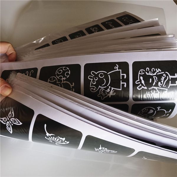 

40 sheet 1000 maps glitter tattoo drawing for painting airbrush tattoo templates for tattoos temporary henna template stickerssc