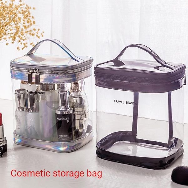 

storage bags waterproof cosmetic bag pvc wash transparent travel
